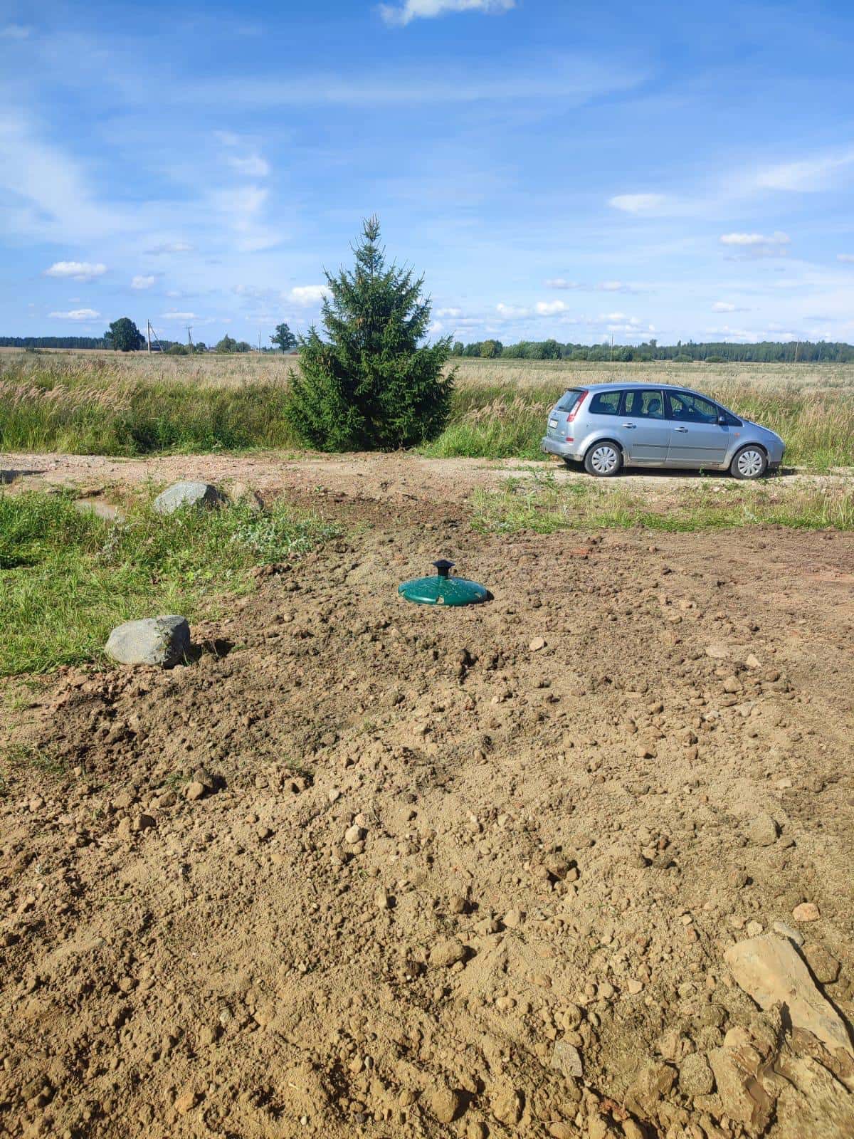 Bioloģiskās kanalizācijas izbūves darbi objektā (pēc pabeigšanas)